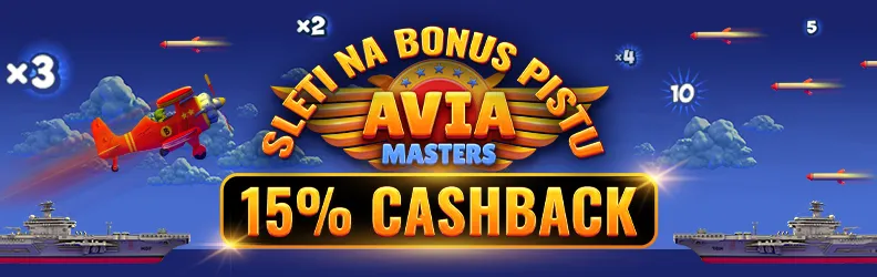 Aviamasters uz 15% Cashback