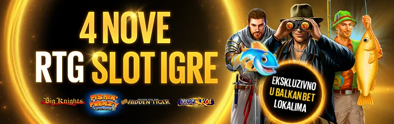 Nove RTG slot igre u lokalima