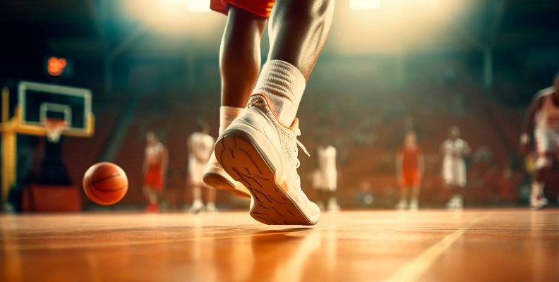 covek-igra-kosarku-pogled-sa-strane