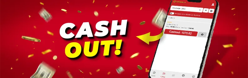 Cashout uživo - Preuzmi kontrolu nad svojim tiketom!