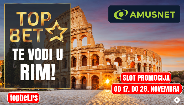 TOP BET TE VODI U RIM!
