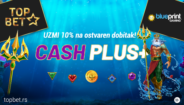 CASH PLUS - Dodatna sredstva na BLUE PRINT slot igre