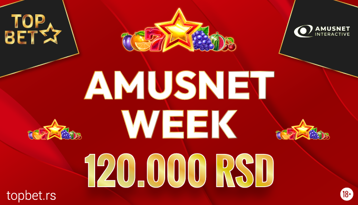 AMUSNET WEEK - 120.000 RSD